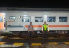 Ops Lilin Lodaya 2025, Personel Polsek Babakan Laksanakan Pengamanan Angkutan Nataru di Stasiun KA Babakan