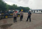 Jaga Kondusivitas Objek Vital, Personel Polsek Waled Sambangi SPBE Desa Cisaat.