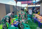 Sinergitas TNI-POLRI dalam Peresmian Rumah Warga di Desa Kalibuntu