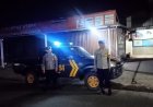 Antisipasi Gangguan Kamtibmas C.3 Di Malam Hari, Polsek Dukupuntang Polresta Cirebon, Laksanakan Patroli Blue Light
