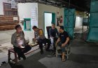 Jaga Kondusivitas Objek Vital, Kapolsek Pimpin Patroli Malam ke Industri Rotan