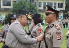 Polresta Cirebon Gelar Sertijab Kabag SDM, Kapolsek Losari, Kapolsek Kaliwedi, Kapolsek Gegesik dan Pengukuhan Kabag Log serta Kapolsek Plered