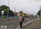 Pengaturan Lalu Lintas Jalur Pantura Palimanan-Cirebon Depan SMK Nusantara, SMPN 2 Plered SDN 3 Tegalsari berikan rasa aman dan nyaman kepada masyarakat.