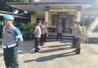 Serah Terima Piket Penjagaan Mako Polsek Talun