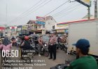 Polsek Pabuaran Tingkatkan Kamseltibcar Lantas Pagi