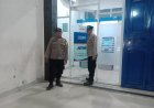 Polsek Arjawinangun Patroli Obvit  kantor Bank BRI Arjawinangun cegah kejahatan malam hari.