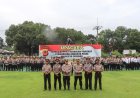 Empat Personel Terima Kenaikan Pangkat Pengabdian, Polresta Cirebon Gelar Upacara Korps Raport Penuh Haru
