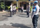 Serah Terima Piket Penjagaan Mako Polsek Talun Polresta Cirebon Berjalan Tertib dan Lancar