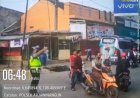 Memberikan kelancaran kepada masyarakat pengguna jalan Anggota Lalu lintas Polsek Arjawinangun gelar PH Pagi