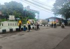 Polsek Susukanlebak Jaga Lingkungan Bersih