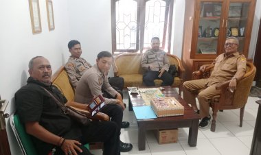 Tingkatkan Kemitraan Dengan Pemerintahan Desa, Kanit Binmas Polsek Dukupuntang Laksanakan Sambang Desa