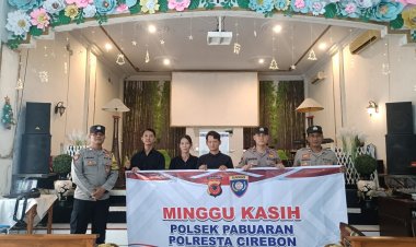 Kapolsek Pabuaran Gelar Minggu Kasih di GBI, Ajak Warga Jaga Kerukunan Antarumat Beragama