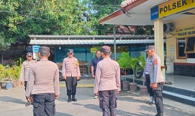 Serah Terima Piket Polsek Talun Cirebon Lancar