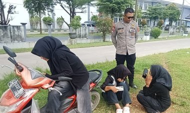 Polsek Ciwaringin Tindak Knalpot Bising