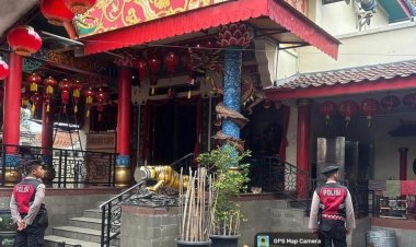 Polsek Weru Perketat Pengamanan Objek Wisata Tropikana Waterpark Selama Libur Panjang