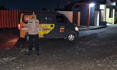 Polsek Ciwaringin Patroli Malam Antisipasi Kejahatan