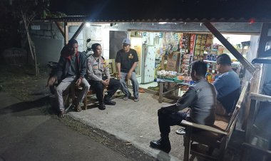 Polsek Kaliwedi Pererat Warga, Jaga Kamtibmas Desa