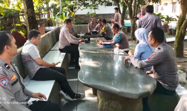 Kapolsek Plered Polresta Cirebon Pimpin Analisa dan Evaluasi Kinerja Anggota