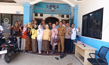 Kapolsek Beber Dampingi Camat Greged Laksanakan Monev SPPG dan Koperasi Desa Merah Putih