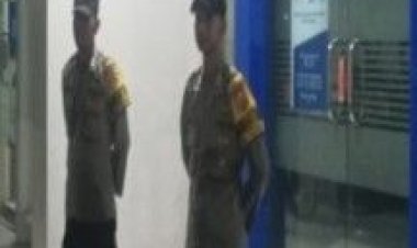 Polsek Sumber Patroli Perbankan Cegah Kejahatan Malam