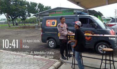 Polsek Pabuaran Patroli Dialogis, Sapa Warga Cirebon