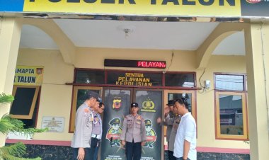 Polsek Talun Polresta Cirebon Laksanakan Serah Terima Piket Penjagaan Mako