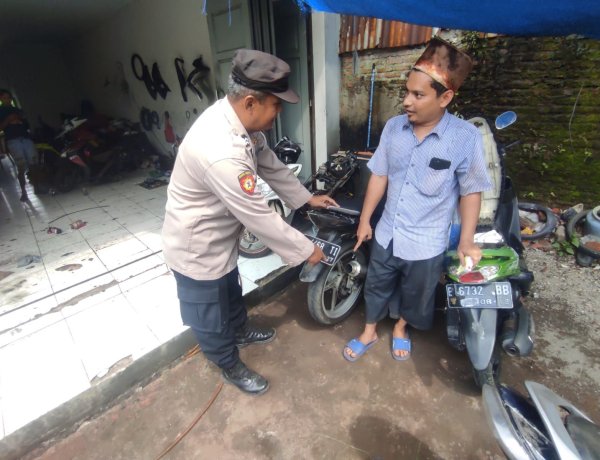 Polsek Beber Polresta Cirebon Gelar Ops Pekat, Amankan Knalpot Brong di Desa Beber